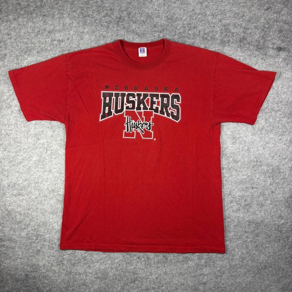 Russell Athletic Other - Vintage Russell Athletic Nebraska Huskers T-Shirt Red 90s Collegiate Large